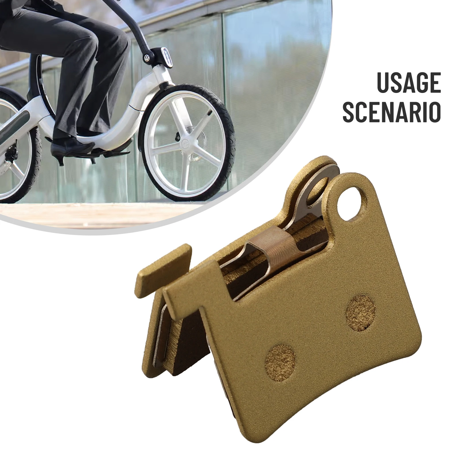 1 пара тормозных колодок замки для штанги цельнометаллические электрического