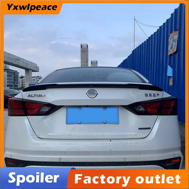 

Для Nissan Altima спойлер Teana 2019 2020 2021 Высокое качество ABS пластик Неокрашенный цветной задний багажник губа спойлер автомобильные аксессуары