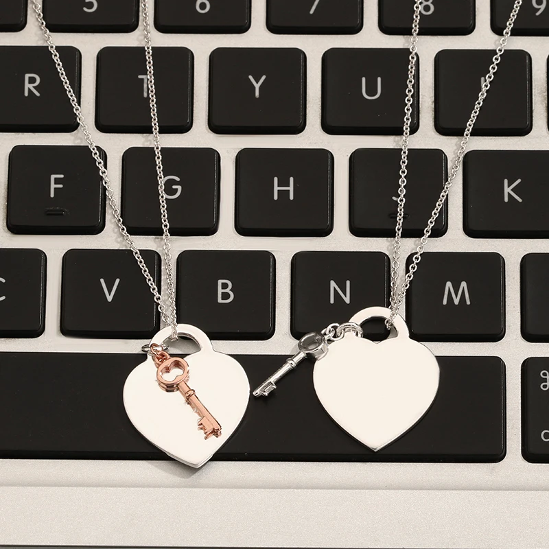 

Цепочка с кулоном в виде ключа, серебро 925 пробы