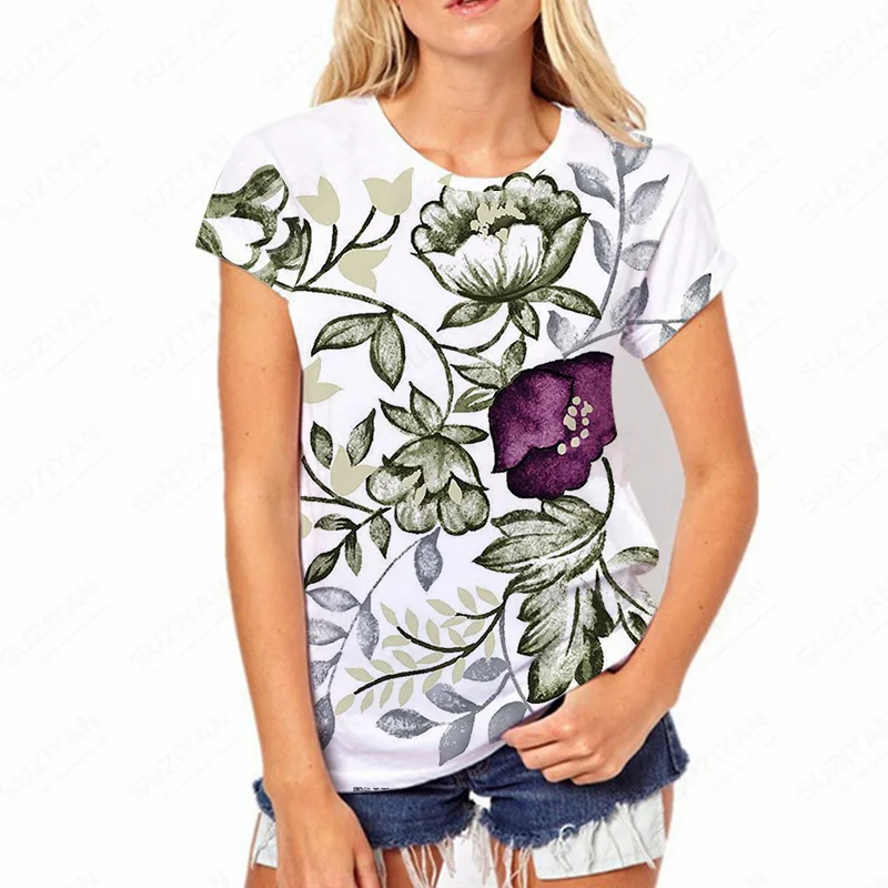 

Fashionable Harajuku Style Hot-Selling Beautiful Patterns Hot Girl T Shirt Women Sleeve Alternative Clothing Crop Top Beauty