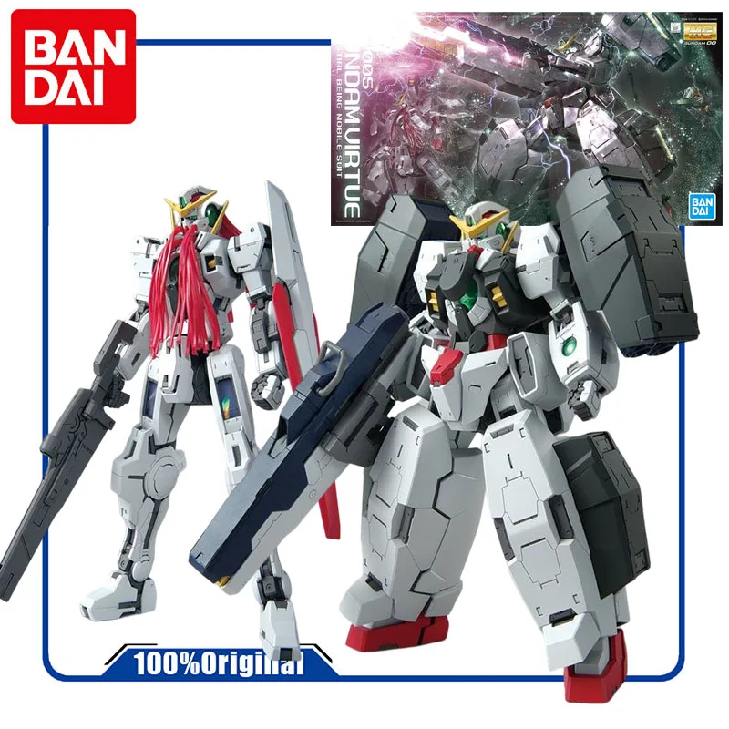 

Набор оригинальных моделей Bandai GUNDAM MG VIRTUE 1/100 аниме экшн-фигурка Сборная модель игрушки Коллекционная модель робот подарки для мальчиков