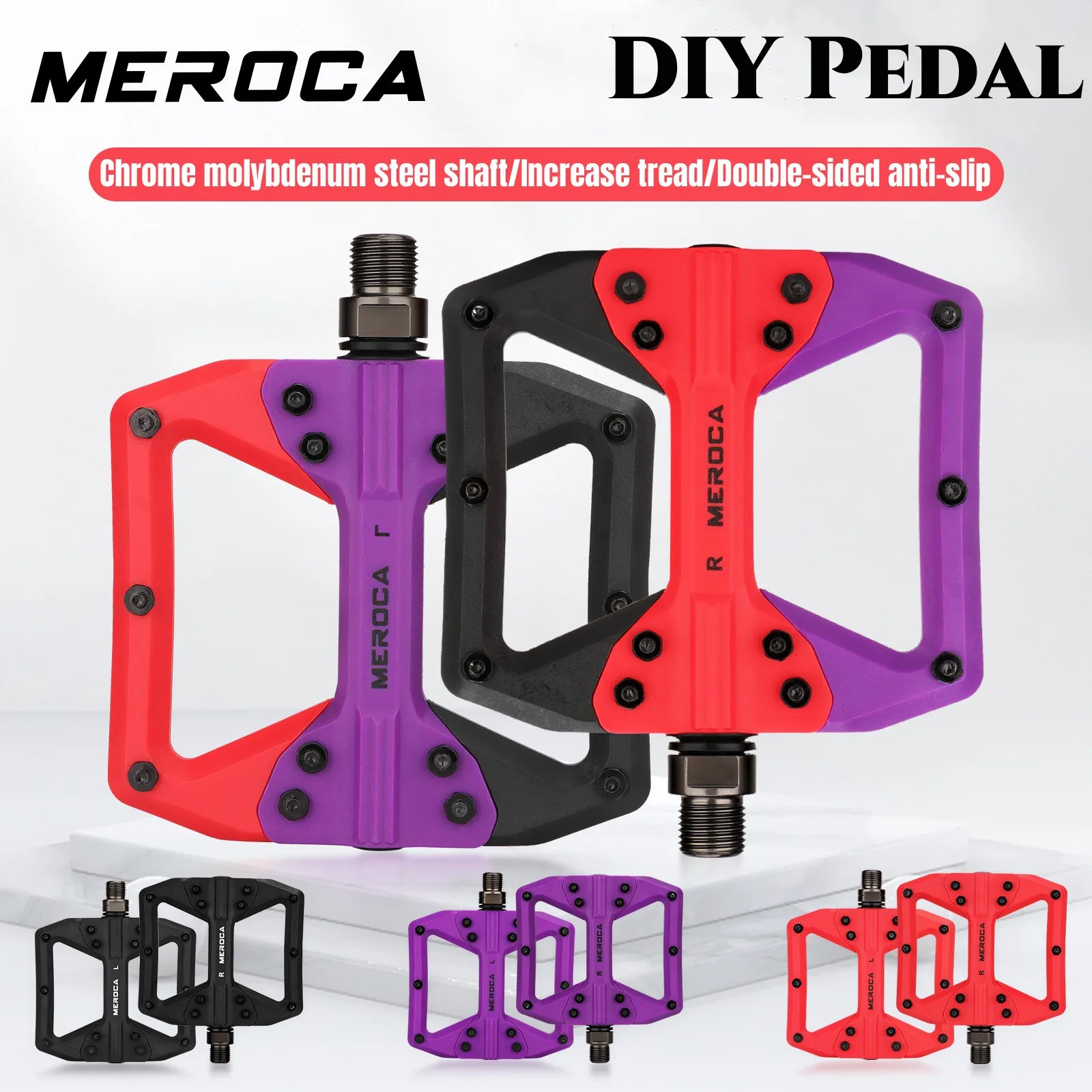 Pedal Sealed Du Bearing Ultralight Mtb Road Bike Pedal Nonsl