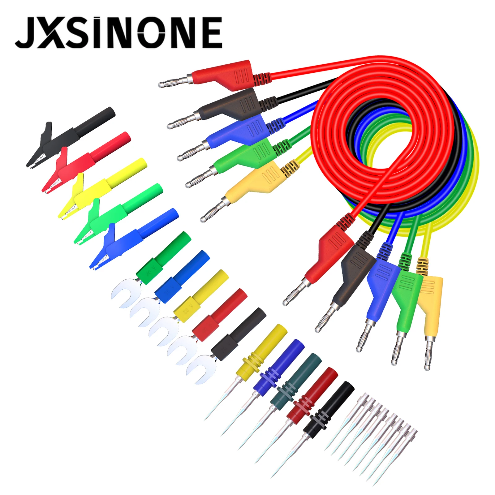 Комплект испытательных проводов JXSINONE P1036B 4 мм штекер банан-банан для мультиметра