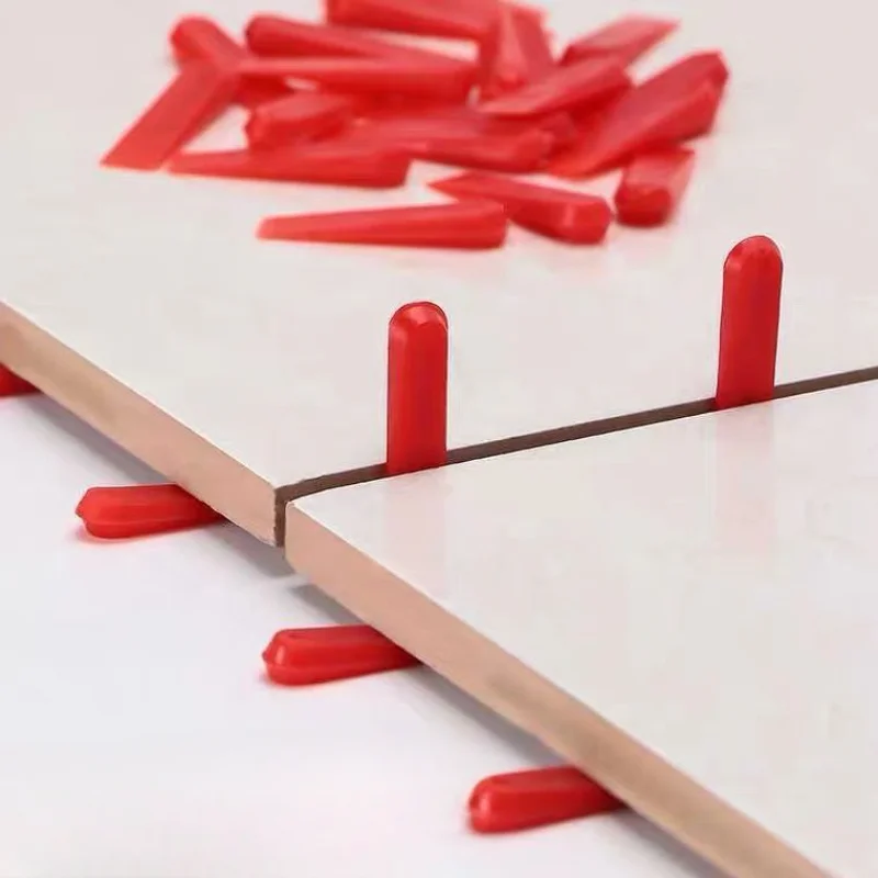 

Ceramic 5mm Floor Tile Reusable Laying Leveling Wall Construction 100pcs Spacer Locator Tiling Wedge Clip Plastic Tool