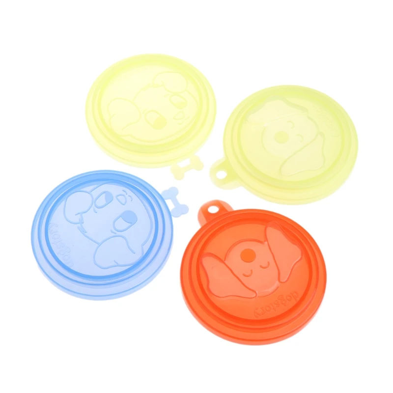 

Pet Food Can Cover Silicone Storage Dog Reusable Color Random Fresh Lid