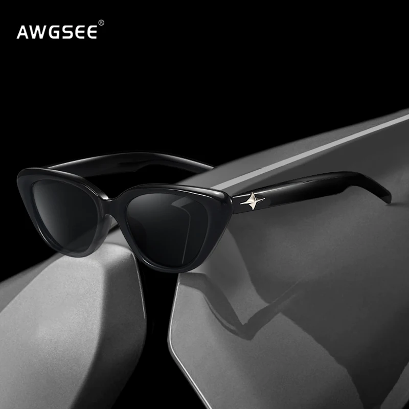 

Fashion Cat eye Sunglasses Women 2023 Luxury Brand Quality Trend Eyewear Lady Designer Square Shades Oculos feminino de sol