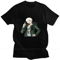 casual pattern print clothing danganronpa game over short sleeve mens harajuku tshirt hip hop new style japan anime streetwear