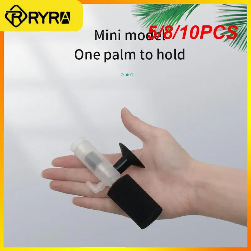 

5/8/10 шт. бытовой мини-фильтр для аквариума, бесшумный Пневматический фильтр для воды, маленький мини-аквариум, внутренний очиститель, аквариумные принадлежности