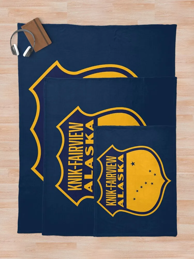 Knik-Fairview Alaska Retro Star Shield (синее) пледы Nap Moving для дивана Одеяла