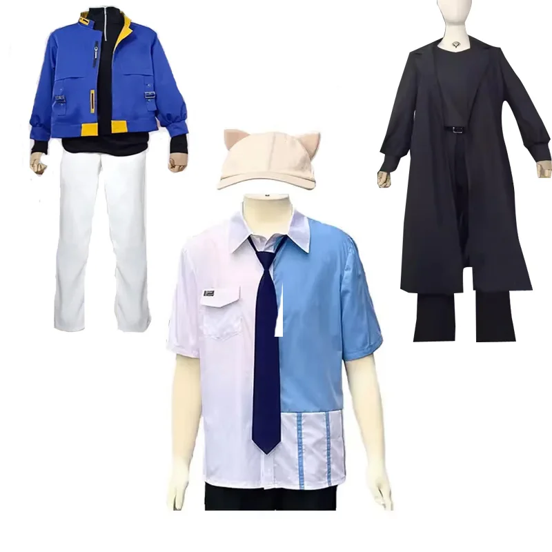 ссылка аниме Click Bridon Arc Lucas рубашка галстук шляпа Felix Xavier косплей Lu Guang толстовка с