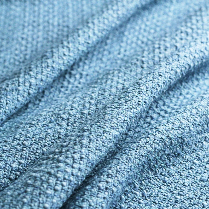 Тканевая твидовая ткань Redraspberry синего цвета тканевая материал одежды осеннее