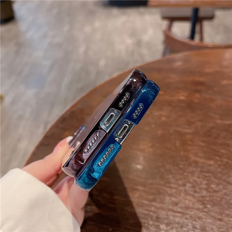 Frameless 6D Plating Case for iPhone 14 Pro Max Plus Soft Shockproof Back Luxury Clear Phone Cover iPhone 13 12 Pro Max 14ProMax