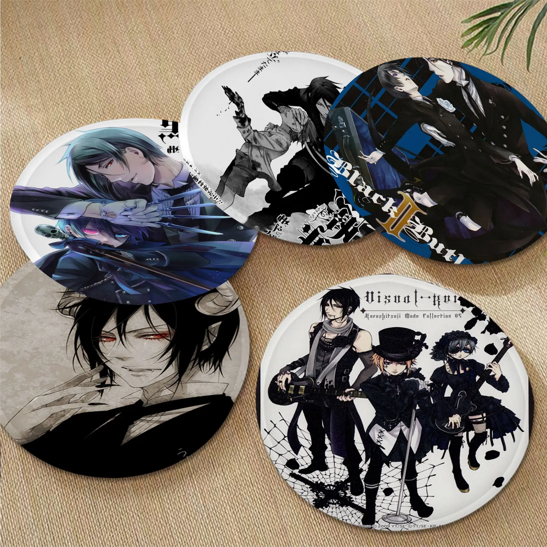 

Black Butler Art Seat Pad Household Cushion Soft Plush Chair Mat Winter Office Bar Buttocks Pad