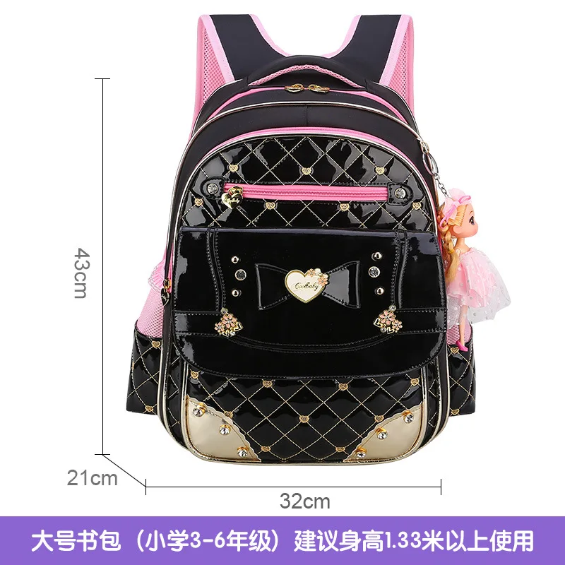 waterproof Children School Bags for Girls Orthopedic pu Backpack Kids book bag Backbag schoolbag Primary School backpack mochila