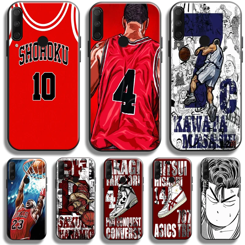 

SLAM DUNK Phone Case For Huawei Honor 9X 8X 7X Pro For Honor 10X Lite Case Back Coque Soft Carcasa Silicone Cover Funda