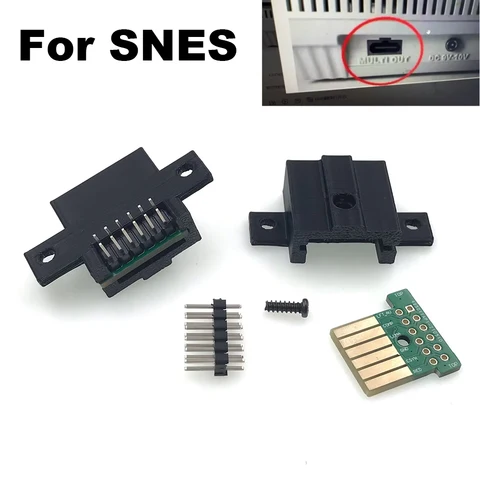 1-5 компл. для Nintendo SNES RGB DIY ТВ-видео AV-выход, гнездовой разъем, аксессуар