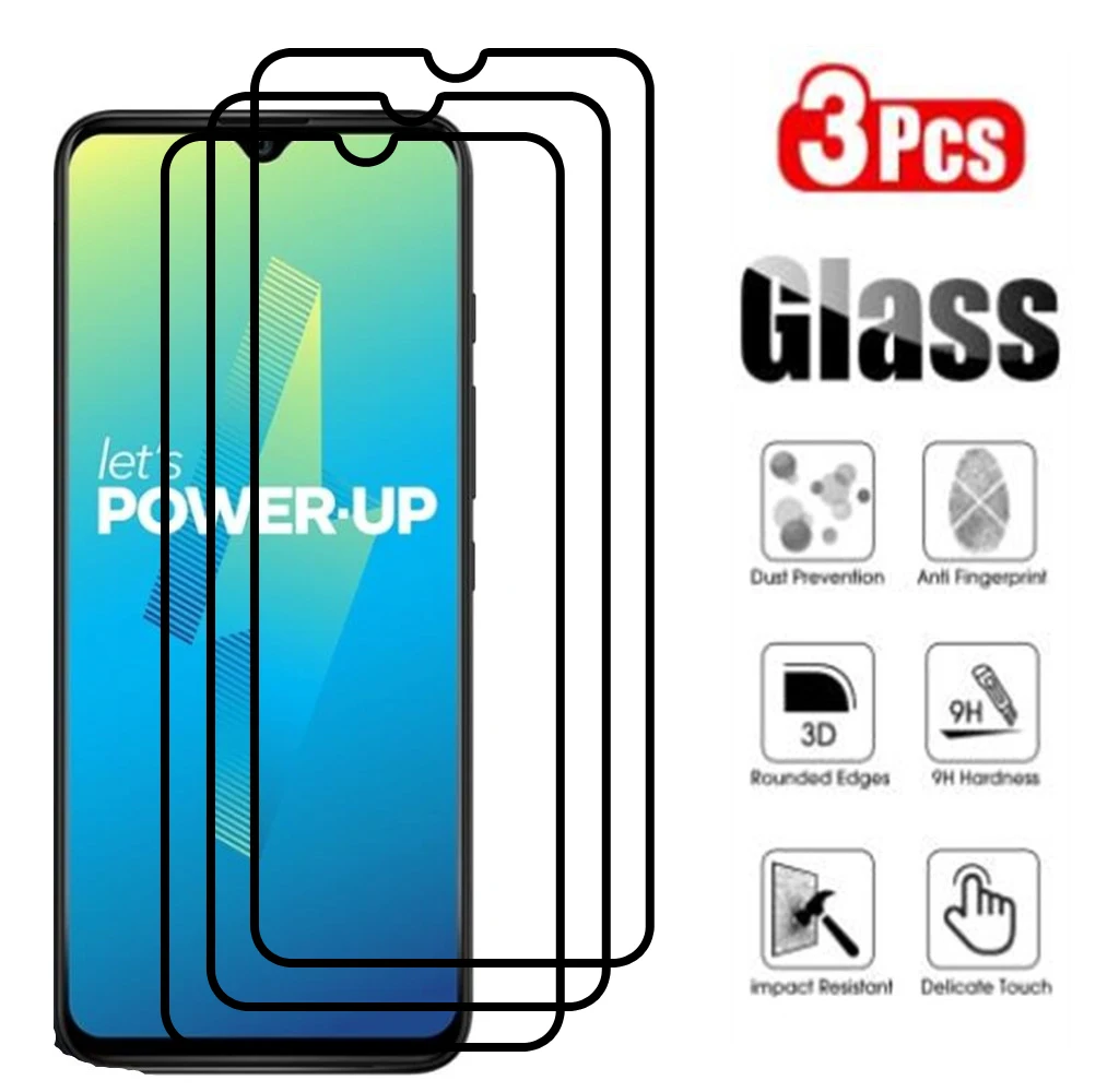 3PCS Full Cover Full Glue Tempered Glass For Wiko Power U10 Screen Protector protective film ForWiko Power U20 U30 Phone glass