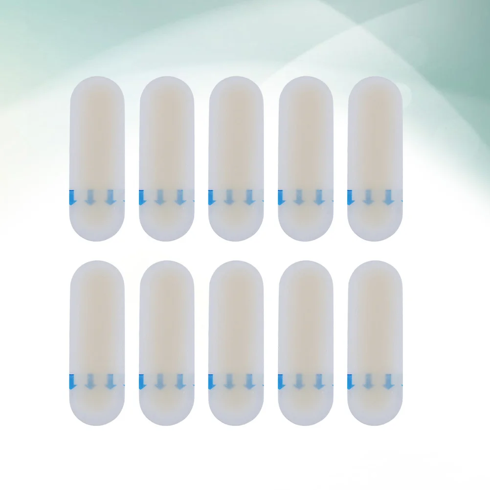 

10pcs Gel Back Heel Pads Antiabrasion Foot Heel Pads Anti-skid Foot Care Heel Cushion Blister Resistant Foot Heel Plaster