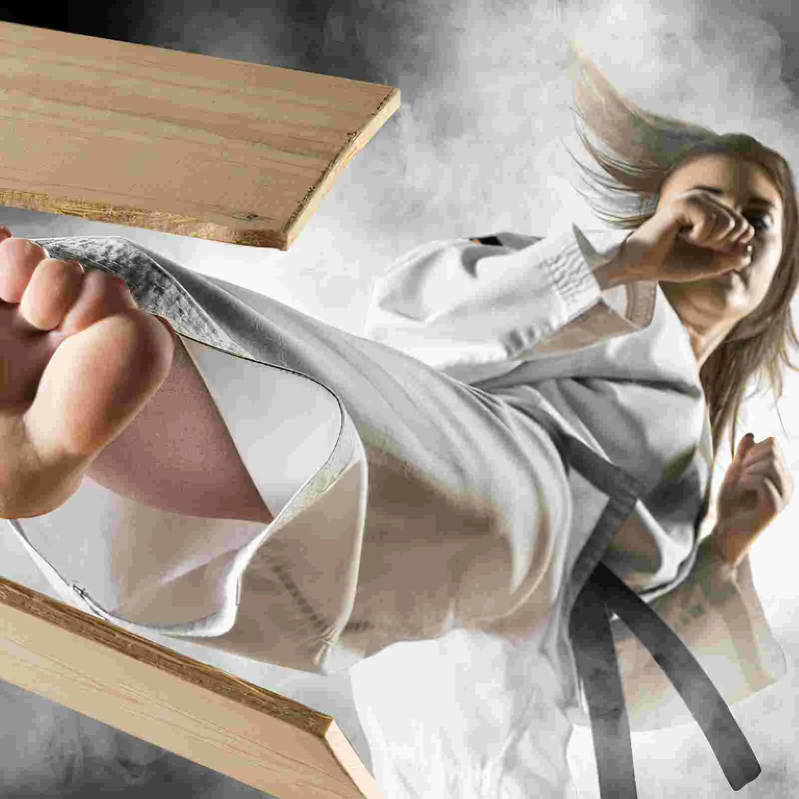 

Taekwondo Kick Board 10Pcs Rebreakable Boards Wood Breaking Boards Balsa Wood Sheets Taekwondo Training Accessory for Staff