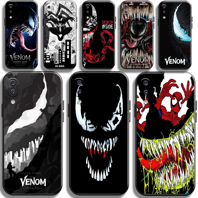 

Marvel Avengers Venom For Samsung Galaxy A20 A20S Phone Case Funda Back TPU Liquid Silicon Cover Soft Carcasa Shell