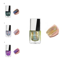 7ml delicate glitter no stimulation reflective cat eye gel rainbow polish for lady nail color polish nail gel polish