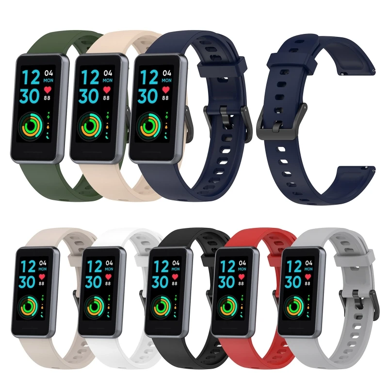 

Водонепроницаемый браслет, совместимый с realme Band 2, умный Браслет, спортивный силиконовый ремешок с защитой от царапин и пота