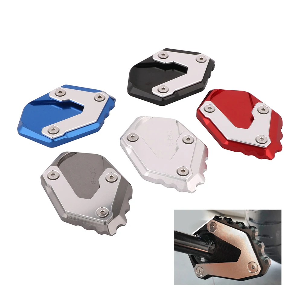 

Motorcycle Aluminum Kickstand Foot Side Stand Extension Pad Support Plate For BMW R1200 GS LC 2013 2014 2015 2016 2017