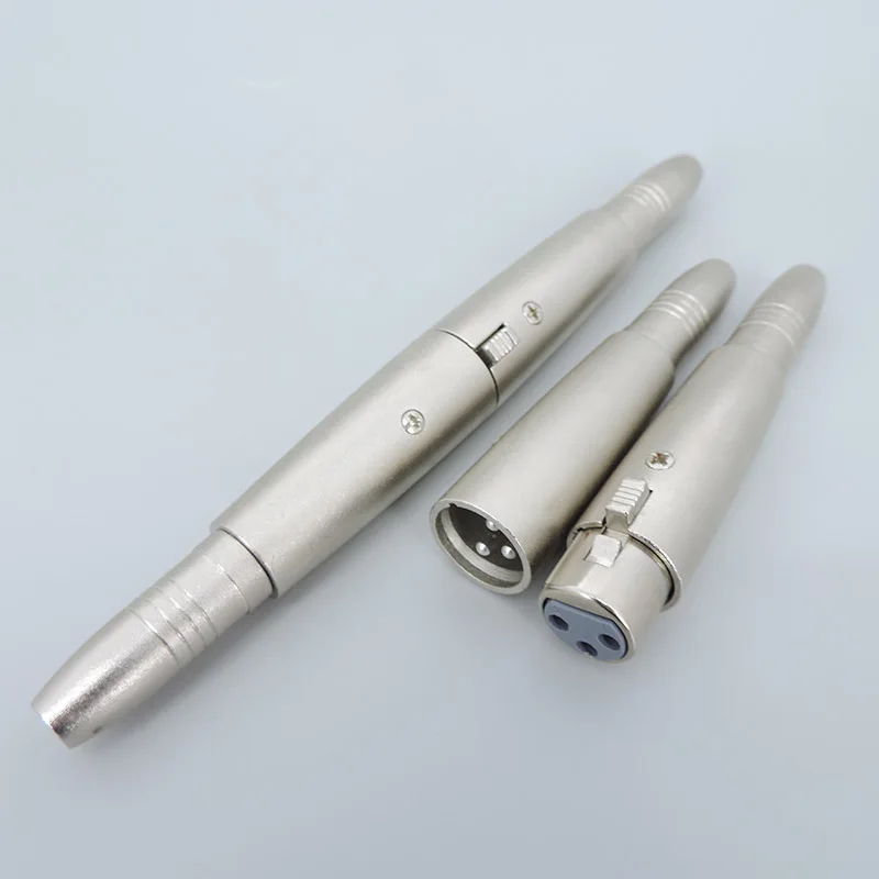 

Микрофон 3 Pin XLR штекер-гнездо до 1/4 дюйма 6,35 мм 6,5 мм моно Гнездовой разъем аудио кабель адаптер для микрофона a