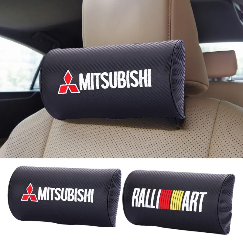 Автомобильное сиденье подголовник подушка для шеи Mitsubishi Ralliart Airtrek Pajero Outlander ASX Lancer