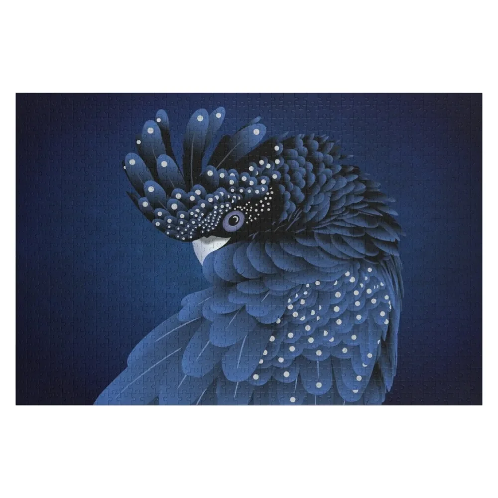 Пазл с портретом австралийского черного какаду таможенный фото