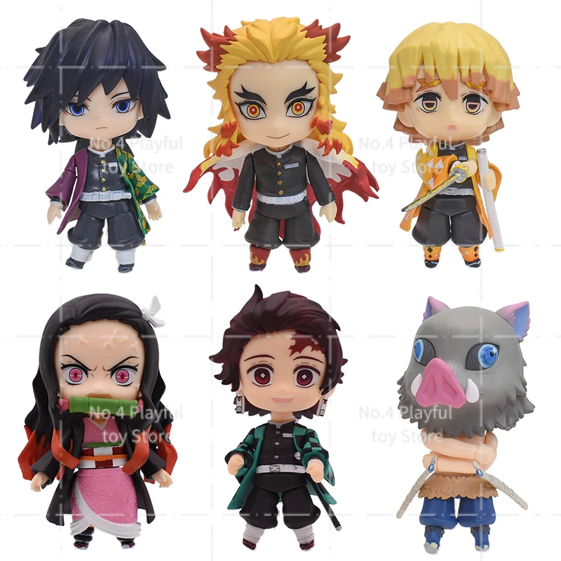 S Midoriya Todoroki Bakugo Nezuko Tanjirou Ram Rem Miku Link Demon Slayer My Hero Academia Zelda Pvc Action Toys