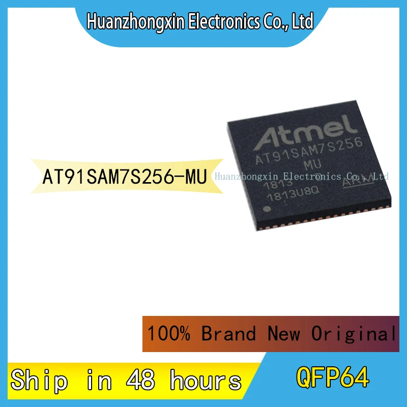 

AT91SAM7S256-MU QFP64 MCU 100% Brand New Original Chip Integrated Circuit Microcontroller