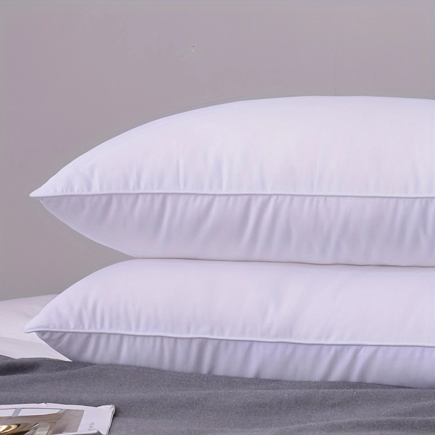 Leep Quality с этим плюшевой белой подушкой для гостиничной кровати мягким