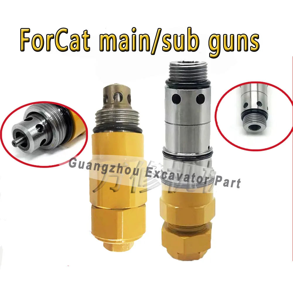 

Excavator Accessories Relief Valve Rotary Relief Valve Main Gun and Auxiliary Gun Main For Carter 312/320/330/336/349B/C/D