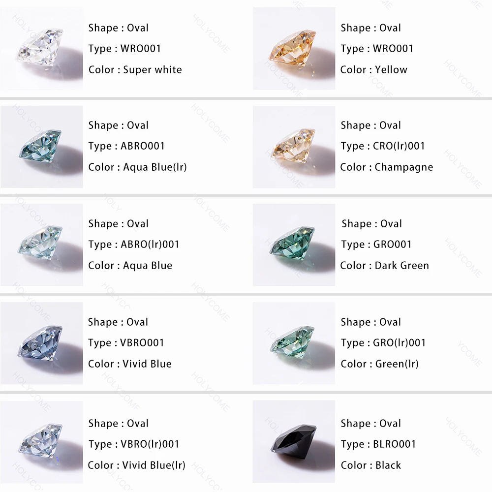 Holycome бриллиант с муассанитом незакрепленные драгоценные камни для изготовления