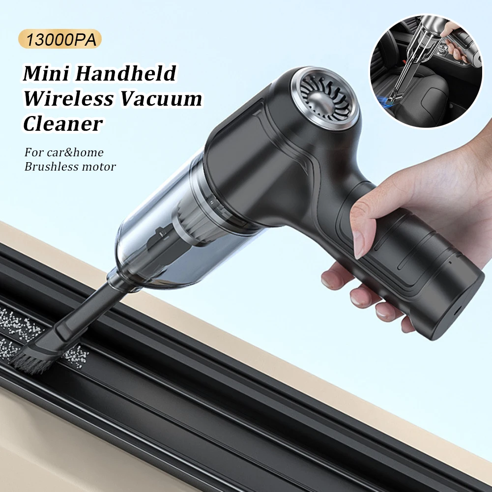 

Wireless Car Vacuum Cleaner Handheld 13000PA Mini Portable Vacuum Cleaner USB Rechargeable for Cars Home Office Desktop Keyboard