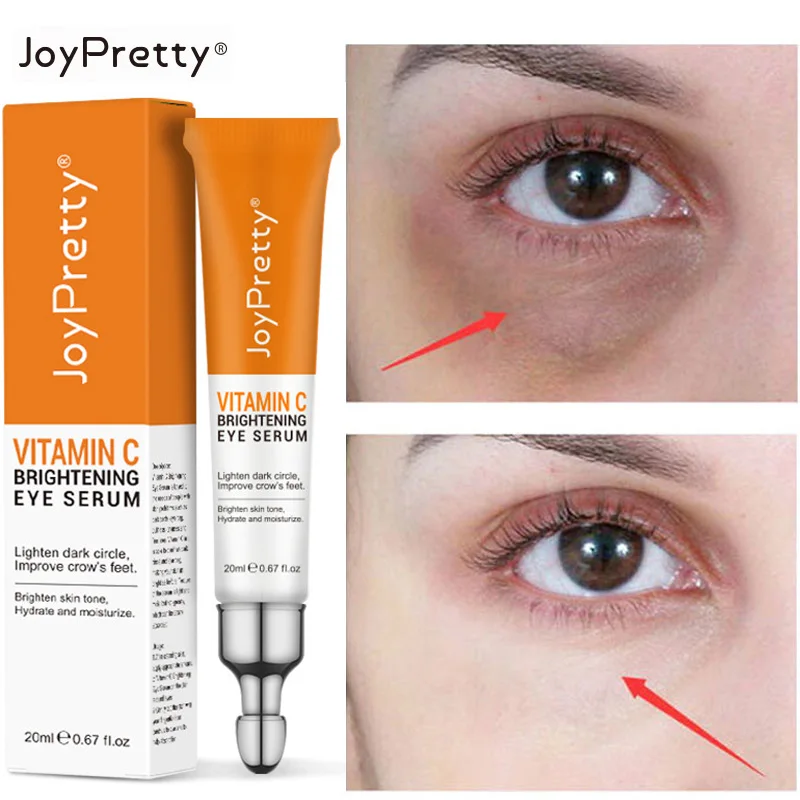 Vitamin C Remove Dark Circles Eye Cream Fade Fine Lines Eye Bags Firming Lifting Massage Gel Moisturizing Brighten Eye Skin Care