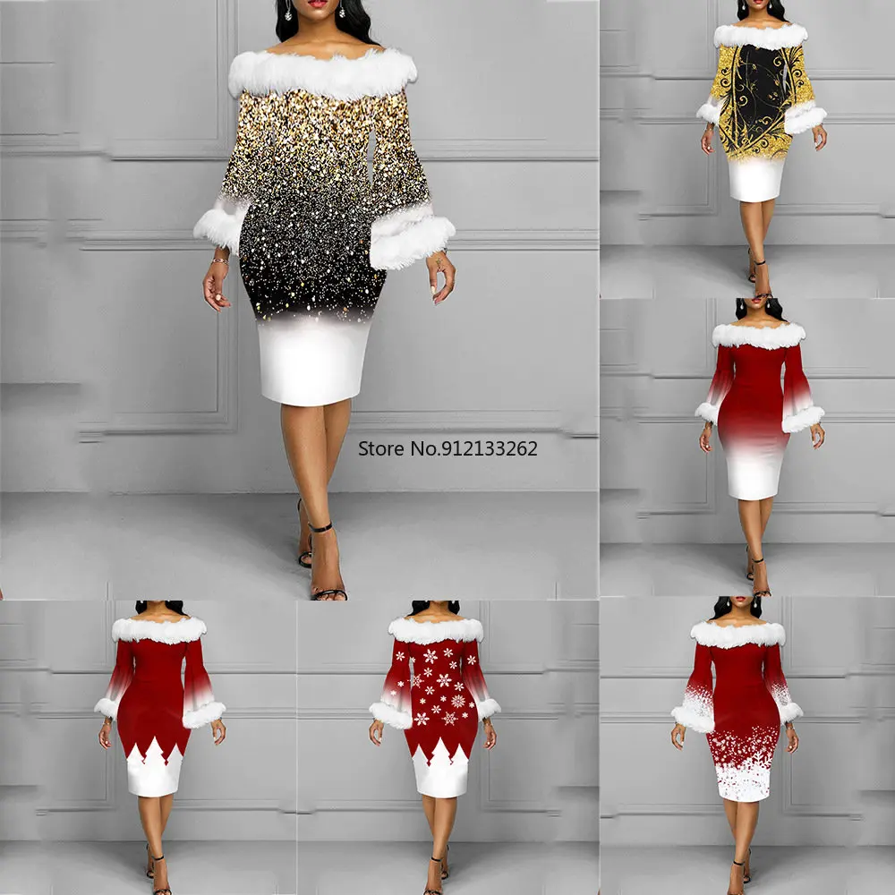 

Женское винтажное платье с длинным рукавом и круглым вырезом