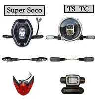 new motorcycle accessories electric motorcycle original headlamp tail front and rear turn direction for super soco ts tc