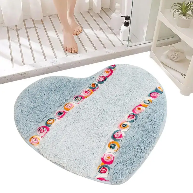 

Милый Коврик для ванны, милые коврики в форме цветка для ванной, Нескользящие быстросохнущие коврики для ванны, Коврик для ванны, декоративн...