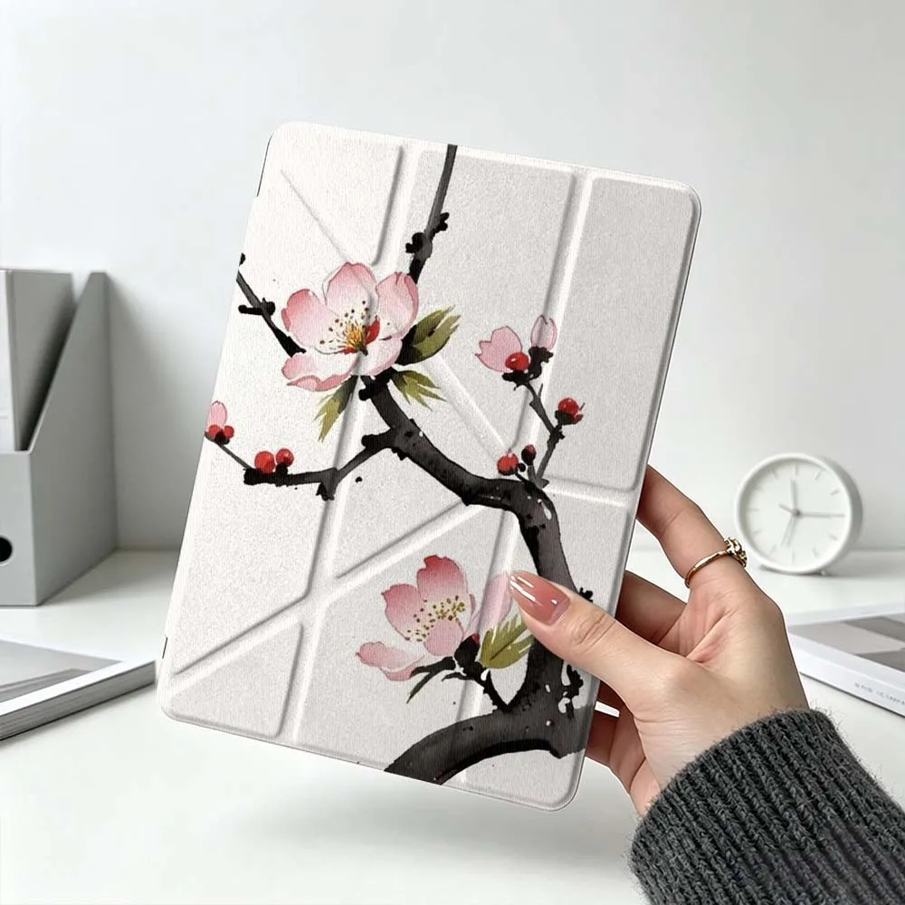 Фото Чехол для планшета Art Branches Flowers Soft для Xiaomi Mi Pad 8 7 6 5 Pro Redmi Pad SE 2 Poco Pad Foldable 3Y №5