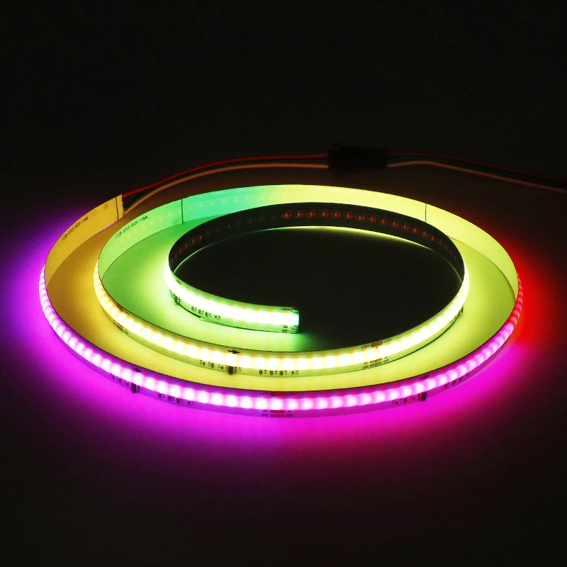 COB/FOB Full color Strip(Same as SK6812) RGB smart dream color magic Digital 24V Addressable LED Strip