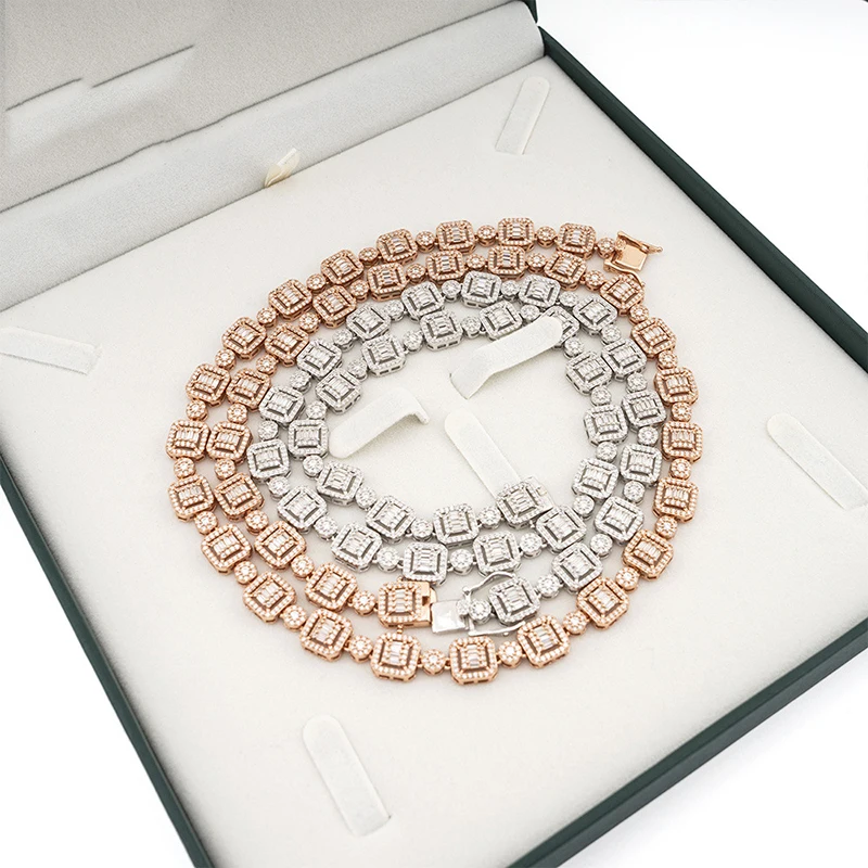 Ожерелье мужское из розового золота