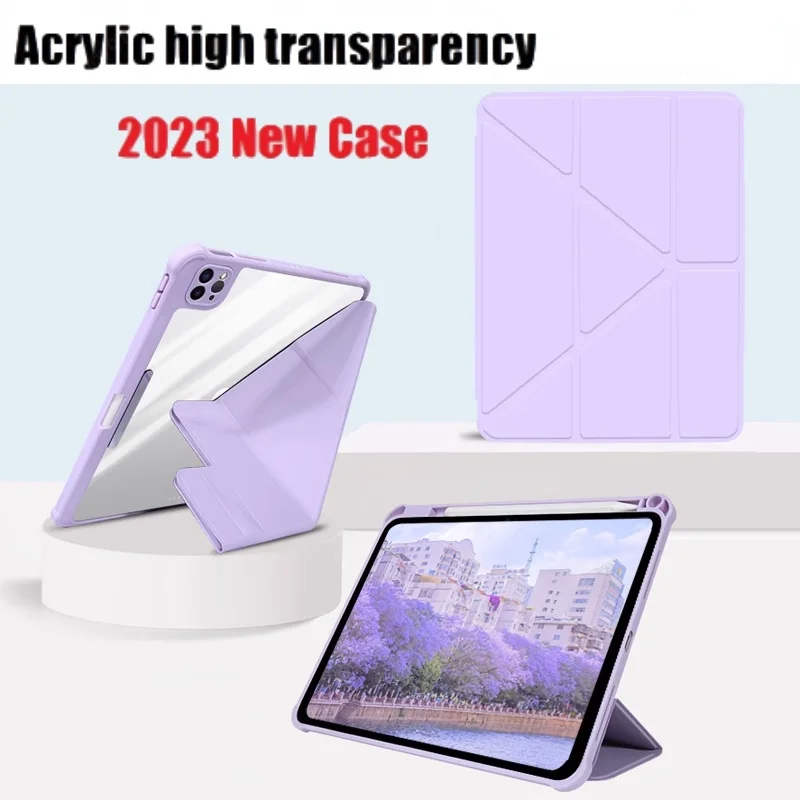 

Magnetic buckle Smart Case For iPad Air 4 5 Case 2020 10.2 9th 8th Case For iPad Pro 11 M2 case 10th Gen Mini 6 Air 2 9.7 cover