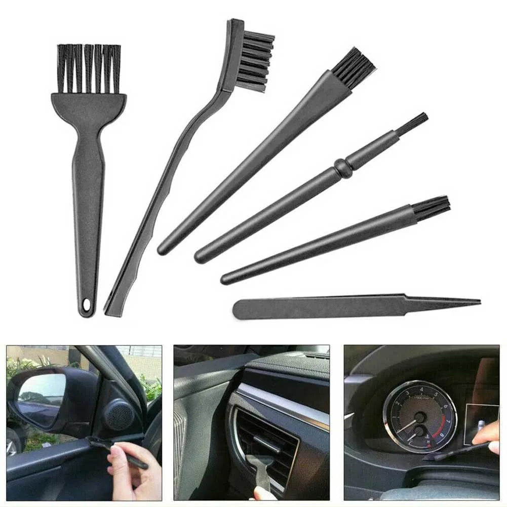 

Car Cleaning Brushes PC USB Interface 6pcs/Set Accessories Car Air Vent