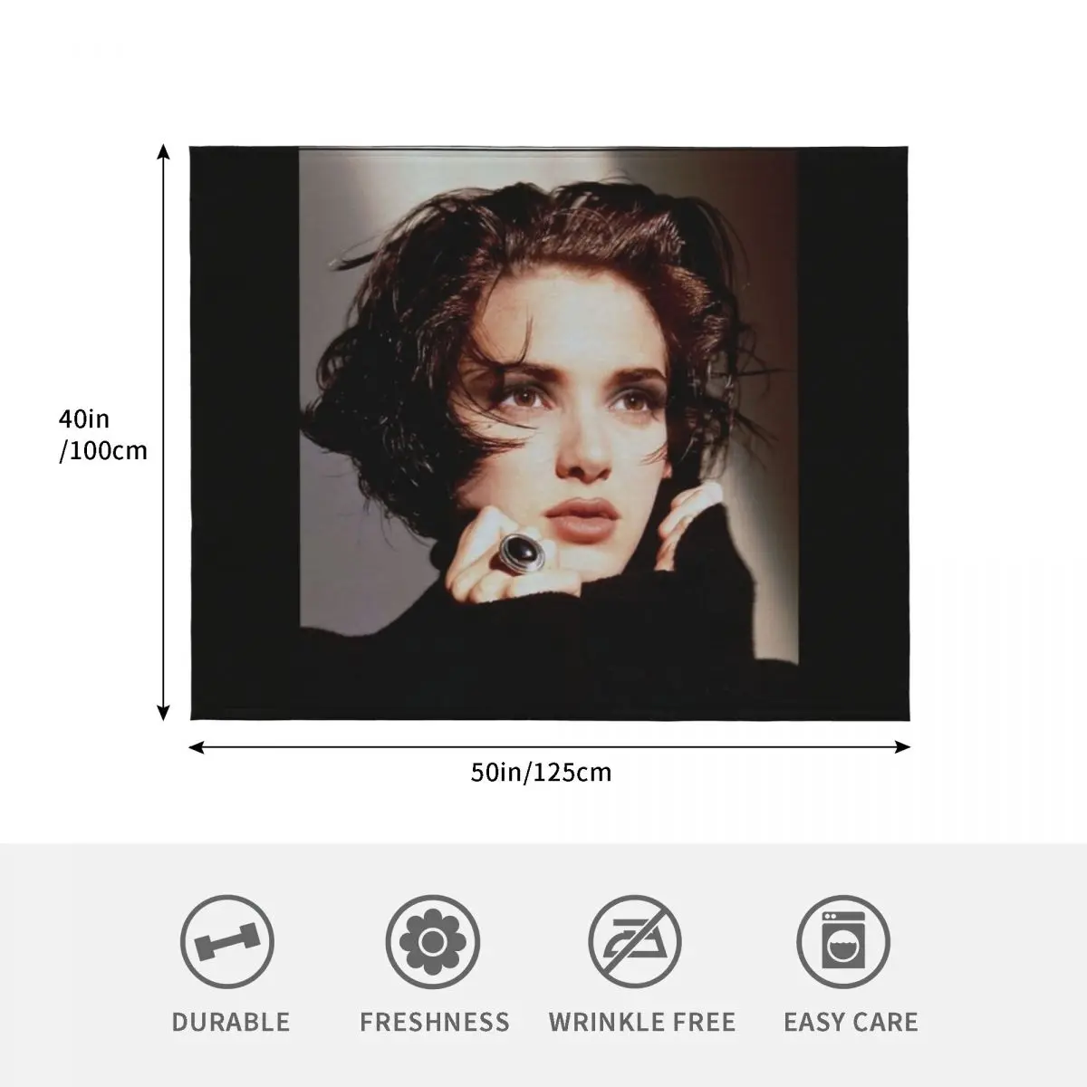 Фото Плед Winona Ryder - многофункциональное теплое одеяло для гостиной и спальни №4