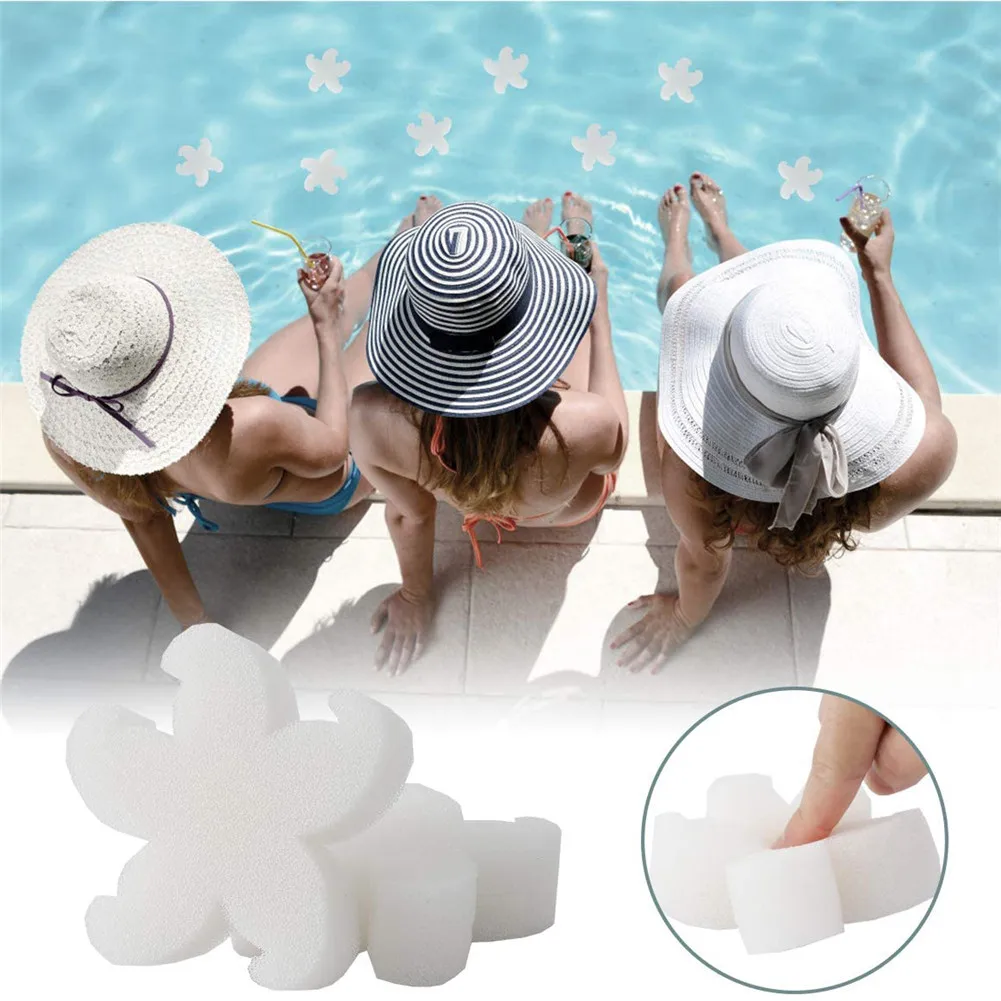 

Oil Absorbing Sponge Floating Reusable Swimming Pool Accessories Hot Tub Spa Absorb Dirt Scum Grime Absorber Cleaners