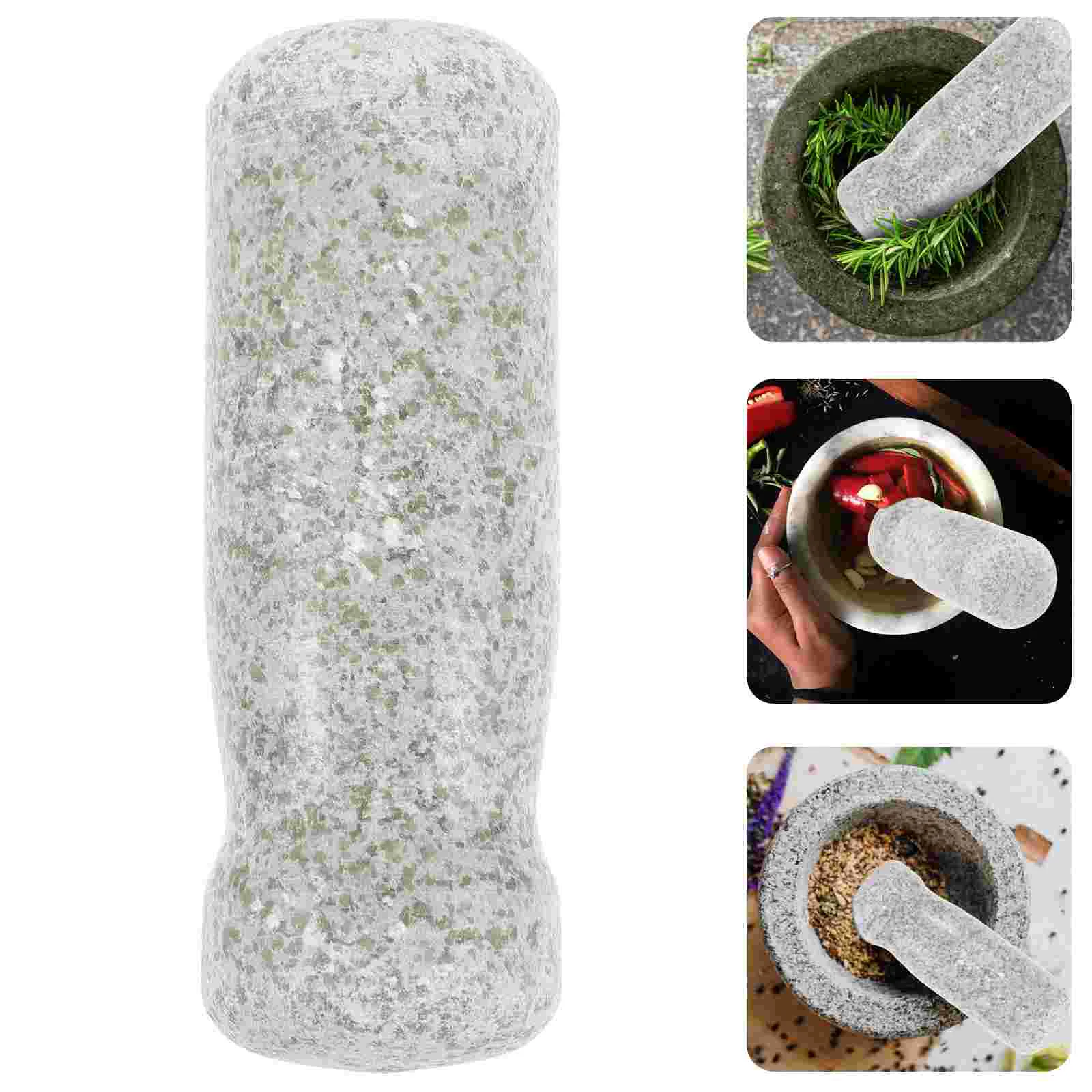 

Kitchen Medicine Stick Practical Stone Pestle Multi-use Garlic Pestle