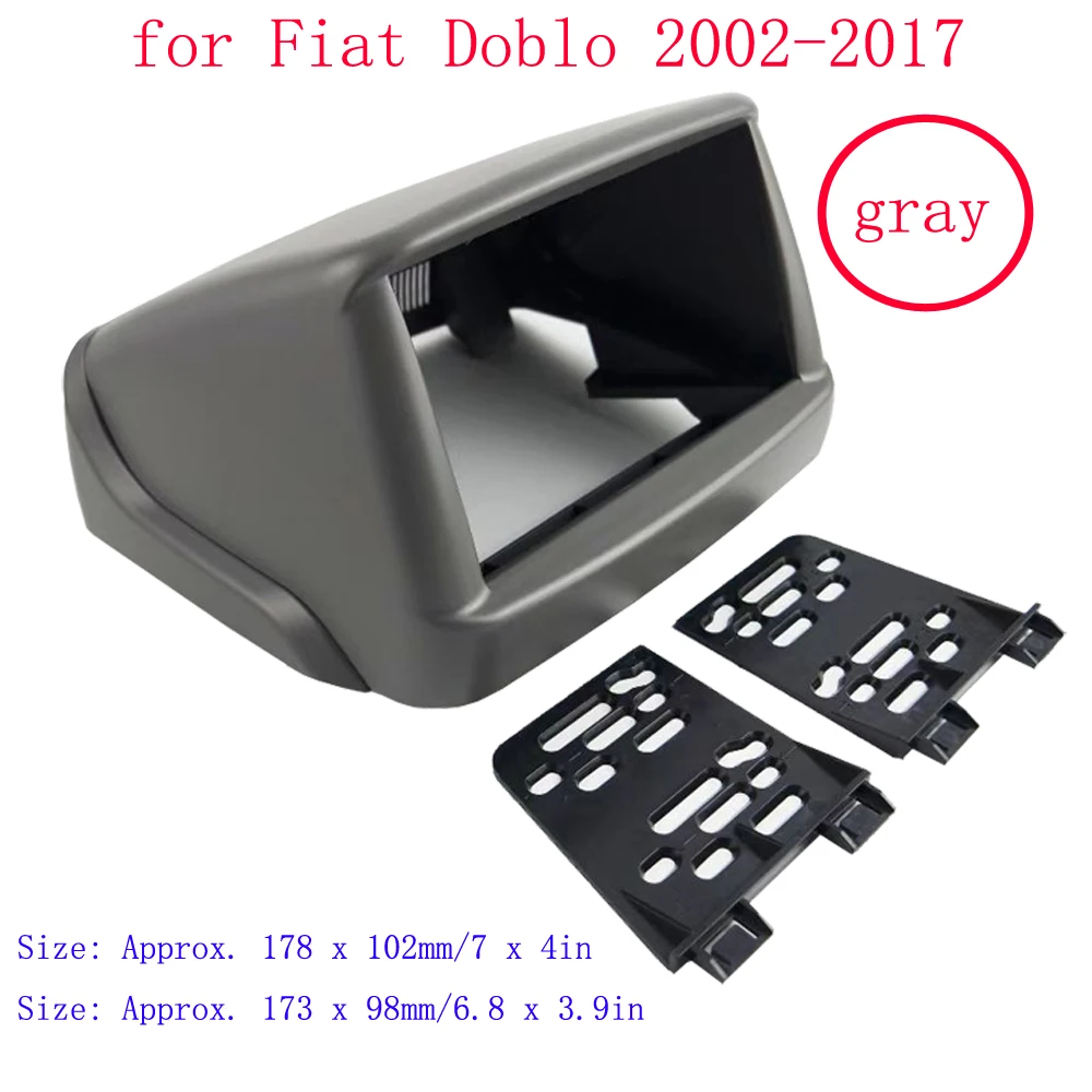 7-дюймовый 2 Din для Fiat Doblo 2002-2017 навигационная панель радио Fascia DVD аудиоплеер рамка