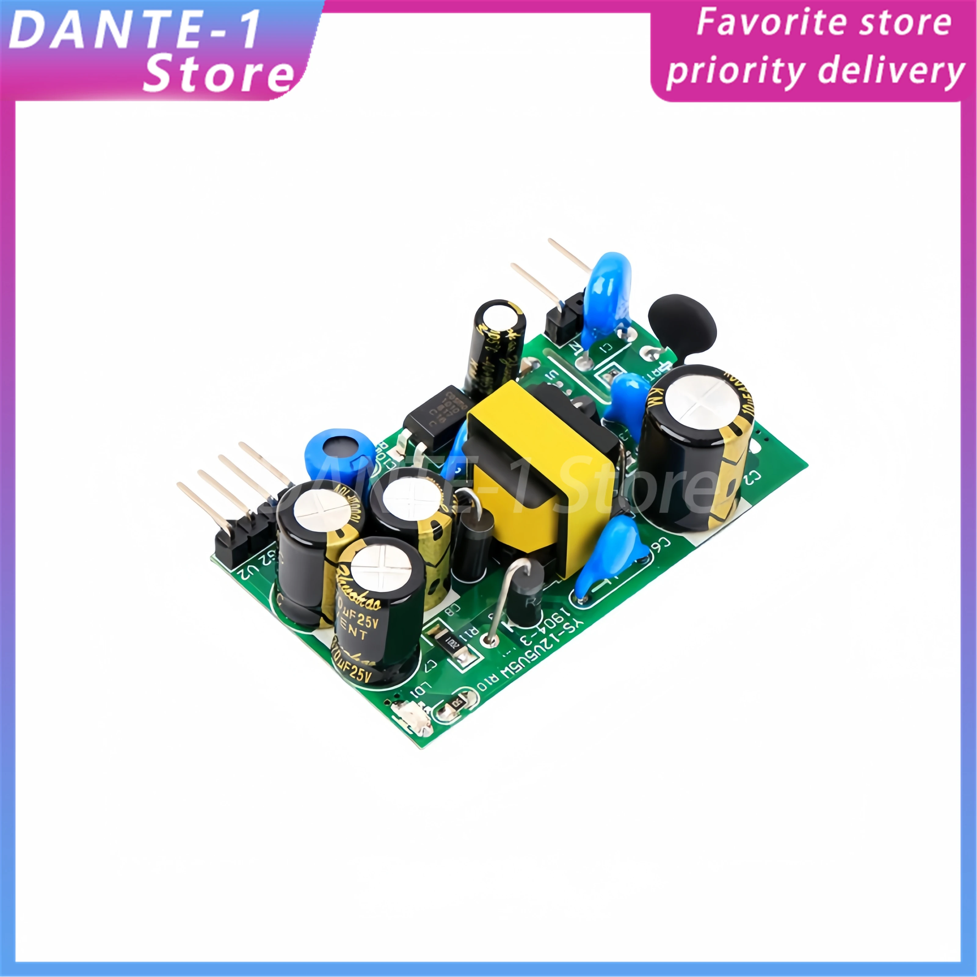 5V0.5A 12V0.2A Изолирующий модуль питания с двойным выходом Голая плата 5 Вт